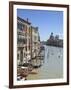 The Grand Canal and the Domed Santa Maria Della Salute, Venice, Veneto, Italy-Amanda Hall-Framed Photographic Print