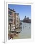 The Grand Canal and the Domed Santa Maria Della Salute, Venice, Veneto, Italy-Amanda Hall-Framed Photographic Print