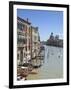 The Grand Canal and the Domed Santa Maria Della Salute, Venice, Veneto, Italy-Amanda Hall-Framed Photographic Print