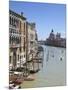 The Grand Canal and the Domed Santa Maria Della Salute, Venice, Veneto, Italy-Amanda Hall-Mounted Photographic Print