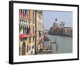 The Grand Canal and the Domed Santa Maria Della Salute, Venice, Veneto, Italy-null-Framed Photographic Print