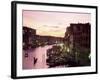 The Grand Canal at Sunset, Venice, Unesco World Heritage Site, Veneto, Italy, Europe-Sergio Pitamitz-Framed Photographic Print