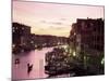 The Grand Canal at Sunset, Venice, Unesco World Heritage Site, Veneto, Italy, Europe-Sergio Pitamitz-Mounted Photographic Print