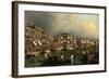 The Grand Canal at the [Rio di] Ca’ Foscari, c.1740-1743-Michele Marieschi-Framed Giclee Print