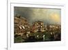 The Grand Canal at the [Rio di] Ca’ Foscari, c.1740-1743-Michele Marieschi-Framed Giclee Print