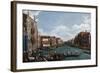 The Grand Canal at Venice-Canaletto-Framed Giclee Print