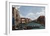 The Grand Canal at Venice-Canaletto-Framed Giclee Print
