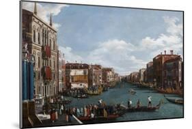 The Grand Canal at Venice-Canaletto-Mounted Giclee Print