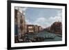 The Grand Canal at Venice-Canaletto-Framed Giclee Print