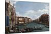 The Grand Canal at Venice-Canaletto-Stretched Canvas