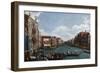 The Grand Canal at Venice-Canaletto-Framed Premium Giclee Print
