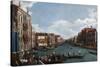The Grand Canal at Venice-Canaletto-Stretched Canvas