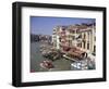 The Grand Canal from the Rialto Bridge, Venice, Veneto, Italy-Gavin Hellier-Framed Photographic Print