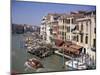 The Grand Canal from the Rialto Bridge, Venice, Veneto, Italy-Gavin Hellier-Mounted Photographic Print