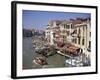 The Grand Canal from the Rialto Bridge, Venice, Veneto, Italy-Gavin Hellier-Framed Photographic Print