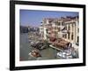 The Grand Canal from the Rialto Bridge, Venice, Veneto, Italy-Gavin Hellier-Framed Photographic Print