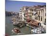 The Grand Canal from the Rialto Bridge, Venice, Veneto, Italy-Gavin Hellier-Mounted Photographic Print