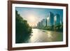 The Grand Canal in Hangzhou, an ancient shipping route and direct connection between Beijing and Ha-Andreas Brandl-Framed Photographic Print