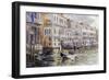 The Grand Canal in the Late Afternoon-Rosemary Lowndes-Framed Giclee Print