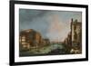 The Grand Canal in Venice, 1723-Canaletto-Framed Giclee Print