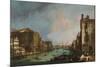 The Grand Canal in Venice, 1723-Canaletto-Mounted Giclee Print