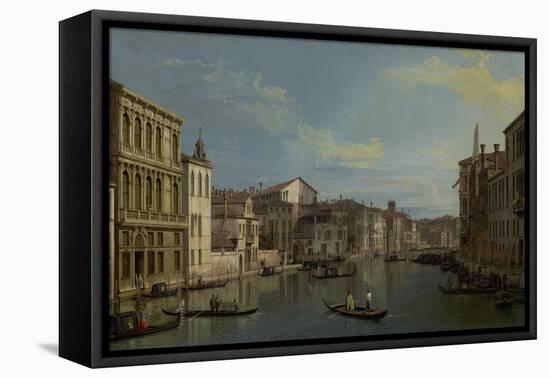 The Grand Canal in Venice from Palazzo Flangini to Campo San Marcuola, c.1738-Canaletto-Framed Stretched Canvas