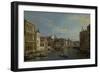 The Grand Canal in Venice from Palazzo Flangini to Campo San Marcuola, c.1738-Canaletto-Framed Giclee Print