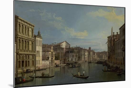 The Grand Canal in Venice from Palazzo Flangini to Campo San Marcuola, c.1738-Canaletto-Mounted Giclee Print