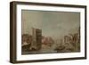 The Grand Canal in Venice with Palazzo Bembo, c.1768-Francesco Guardi-Framed Giclee Print