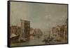 The Grand Canal in Venice with Palazzo Bembo, c.1768-Francesco Guardi-Framed Stretched Canvas