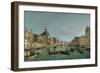 The Grand Canal in Venice with San Simeone Piccolo and the Scalzi Church, C. 1738-Canaletto-Framed Giclee Print