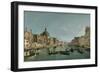 The Grand Canal in Venice with San Simeone Piccolo and the Scalzi Church, C. 1738-Canaletto-Framed Giclee Print