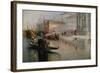 The Grand Canal in Venice-J. M. W. Turner-Framed Art Print