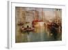 The Grand Canal in Venice-J. M. W. Turner-Framed Art Print