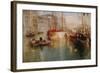 The Grand Canal in Venice-J. M. W. Turner-Framed Art Print