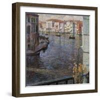 The Grand Canal in Venice-Umberto Boccioni-Framed Giclee Print