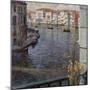 The Grand Canal in Venice-Umberto Boccioni-Mounted Giclee Print