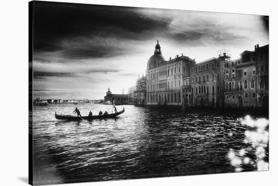 The Grand Canal Near the Basilica of Santa Maria Della Salute-Simon Marsden-Stretched Canvas