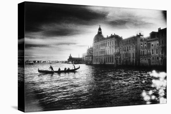 The Grand Canal Near the Basilica of Santa Maria Della Salute-Simon Marsden-Stretched Canvas