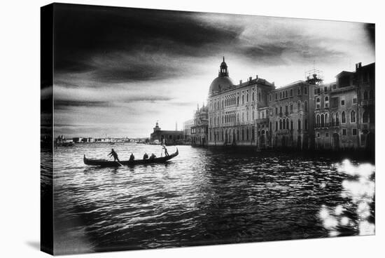 The Grand Canal Near the Basilica of Santa Maria Della Salute-Simon Marsden-Stretched Canvas