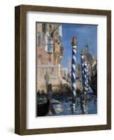 The Grand Canal of Venice or Blue Venice by Edouard Manet-null-Framed Photographic Print