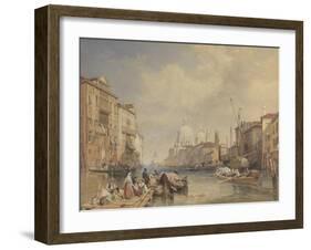 The Grand Canal, Venice, 1835-James Duffield Harding-Framed Giclee Print