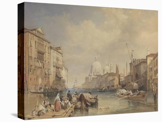 The Grand Canal, Venice, 1835-James Duffield Harding-Stretched Canvas