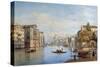 The Grand Canal, Venice, 1847-Salomon Corrodi-Stretched Canvas