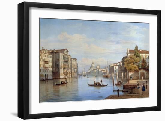 The Grand Canal, Venice, 1847-Salomon Corrodi-Framed Giclee Print