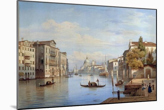 The Grand Canal, Venice, 1847-Salomon Corrodi-Mounted Giclee Print