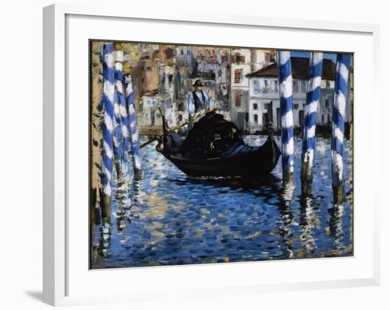 The Grand Canal, Venice, 1875-Edouard Manet-Framed Giclee Print