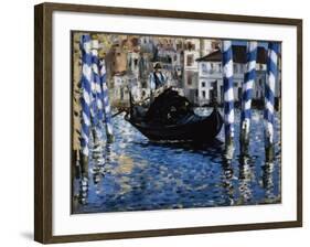 The Grand Canal, Venice, 1875-Edouard Manet-Framed Giclee Print