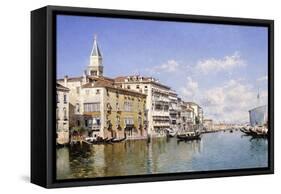 The Grand Canal, Venice, 1883-Federico del Campo-Framed Stretched Canvas