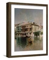 The Grand Canal, Venice, 1890-Robert Frederick Blum-Framed Giclee Print